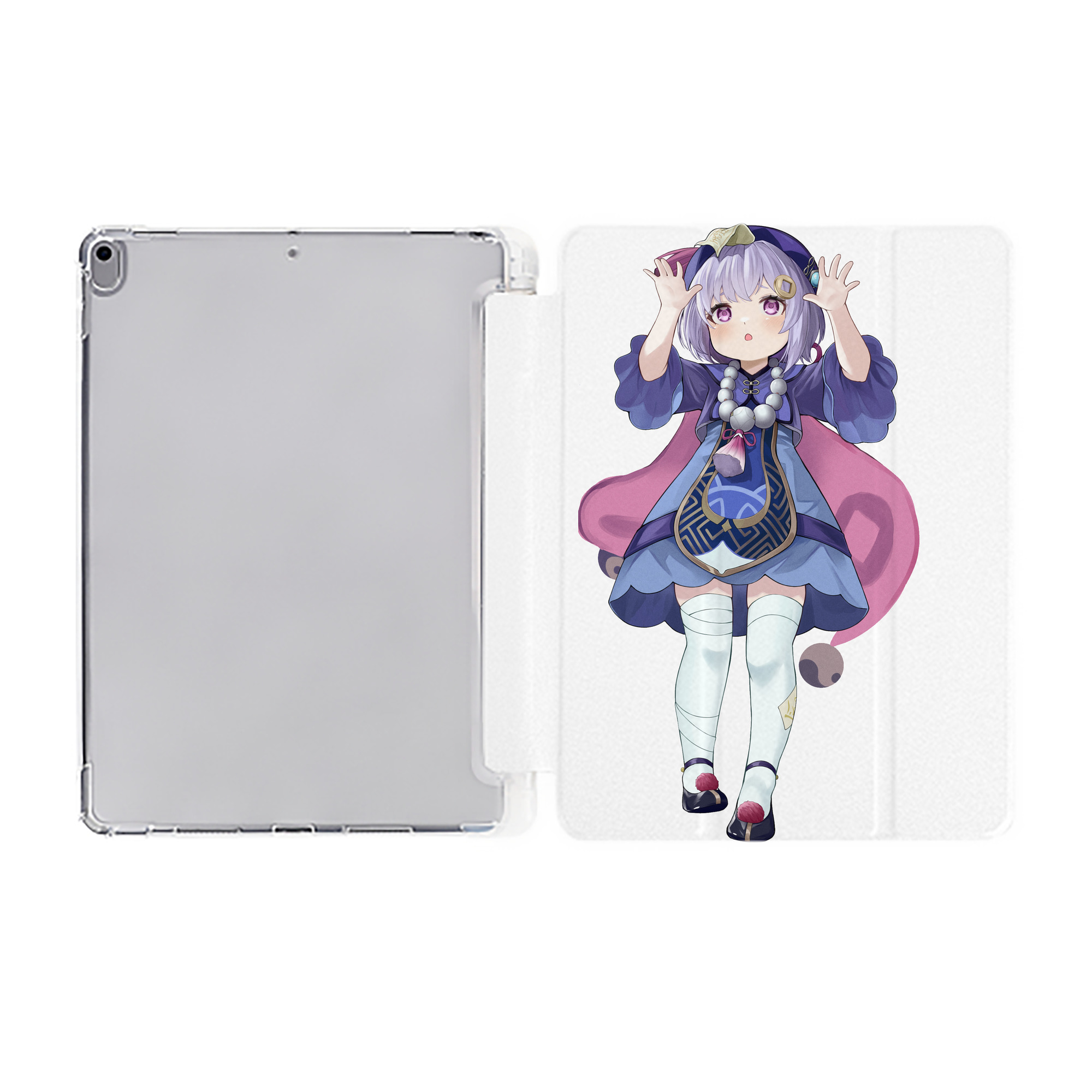 げんし神 七七 なな  genshin Nana IPad ケース ペン収納付き 三つ折りスタンド PUレザー×シリコン 対応機種9.5/10.5/10.9インチ